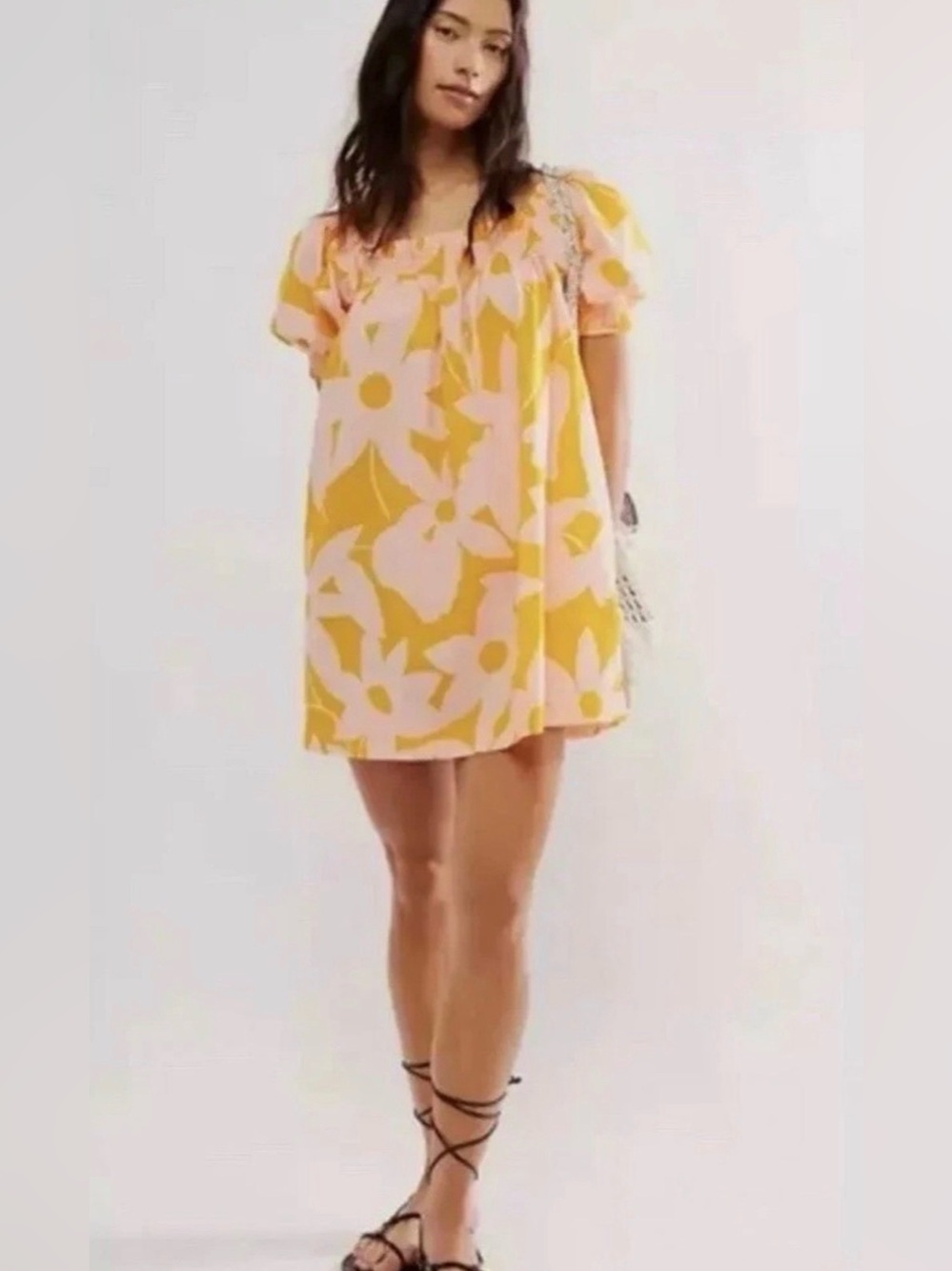 NWT Free People Mila Printed Mini Dress